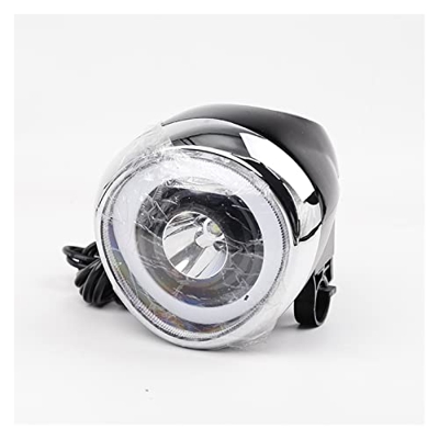 Genggeng Faros Delanteros con Bluetooth 60V, Luces traseras, Tablero de Instrumentos LCD Compatible con Piezas de Patinete eléctrico Citycoco NIU (Col