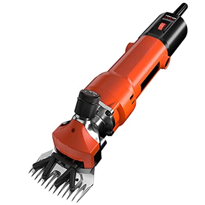 Hair Care Trimmer Cortapelos eléctrico profesional de alta resistencia, cortapelos eléctrico de 750 W, lana de corte, control de velocidad de 6 veloci