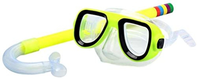 Samnuerly Máscaras de Buceo Niños Snorkel Set Niños Recreación Máscara Snorkel Set Niños Silicona Buceo Snorkeling Gafas Set para niños y niñas Edad