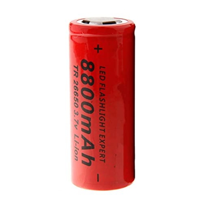 WINUIN Batería de Iones de Litio 26650 8800mah 3.7v, Recargable para Linterna, lámpara Led, Banco de energía, energía de Respaldo móvil, 8 Uds.