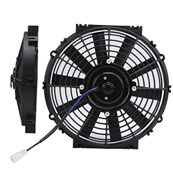Ventilador de refrigeración eléctrico Radiador 10 pulgadas Delgado 24V 80W 2100RPM 10 Hojas rectas Universal para automóvil características