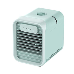 Portable Air Conditioning Fan Mini Purifier Cooling Fan 3 Cooling speeds semiconductor Refrigeration Technology White Silent Home Office Bedroom precio