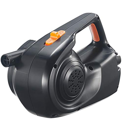 FMOPQ Black Air Pump Can be Used for Inflating Portable One-Key Quick Inflating Suitable for Outdoor Air Pumping on The Beach and Swimming