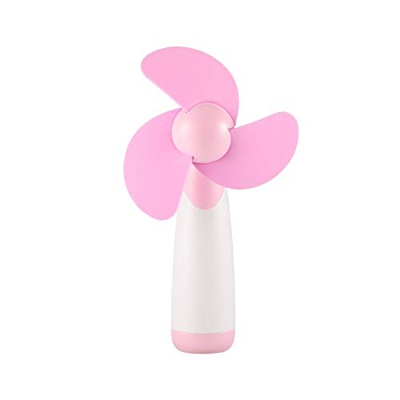 Fan Mini Fan Super Mute Battery Small Light Compact Colling Fan Powered by Two AA Batteries Handheld Operated Portable Fan