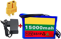 GZYHDC Paquete 12V 15AH 6S1P E Electric Bike Bike Bike Bike Bike Lithio Lithio INOGS en BMS para 500W 350W 250W Electro Scooter de Bicicleta eléctrica precio