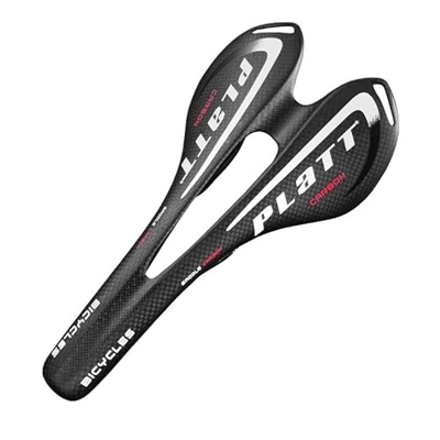 Asiento de bicicleta completo de fibra de carbono Sillín de carreras Sillín de bicicleta Wave Road Bike Sillín de repuesto a prueba de sudor Cojín de 