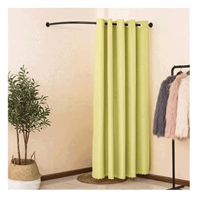 DAYUN Simple Vestuario portátil Tienda de Ropa Probador Simple Vestuario móvil Cortina de Alta tasa de sombreado Pista de Metal en Forma de C Portátil