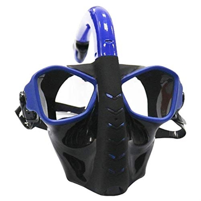 Samnuerly Máscaras de Buceo Máscara de esnórquel Juego de Tubos de esnórquel Gafas de Buceo antivaho para natación con fácil respiración Tubo de esnór