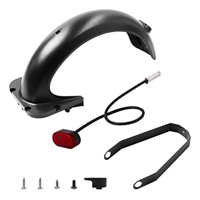 Genggeng E-Scooter Guardabarros Trasero Guardabarros Kit de Soporte de luz Trasera Compatible con Ninebot MAX G30 Scooter eléctrico Soporte de luz de 