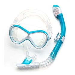 Samnuerly Juego de máscara de Buceo para niños, Equipo de esnórquel Profesional, Gafas antivaho con Tubo de Gafas de esnórquel para niños de 4 a 12 añ en oferta