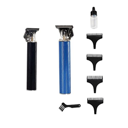 CORTAPELO USB RECARGABLE MAQUINA CORTAR PELO MOTOR ALTA VELOCIDAD ACCESORIOS (AZUL) en oferta