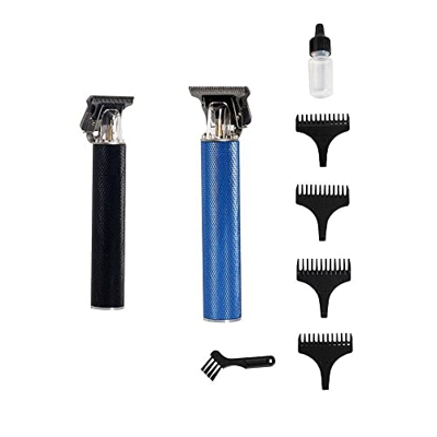 CORTAPELO USB RECARGABLE MAQUINA CORTAR PELO MOTOR ALTA VELOCIDAD ACCESORIOS (AZUL)