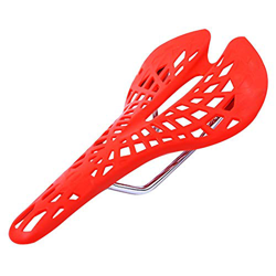 Asiento de bicicleta Silla de bicicleta Cojín de asiento de bicicleta Spider Fibra de carbono Transpirable Suave Accesorios de ciclismo Cojín de asien en oferta