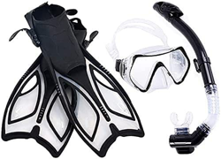 Máscaras de Buceo Snorkel de Cara Completa Máscara de Buceo Juego de esnórquel Profesional Máscara de Buceo Máscara de Buceo subacuática Aletas de nat precio