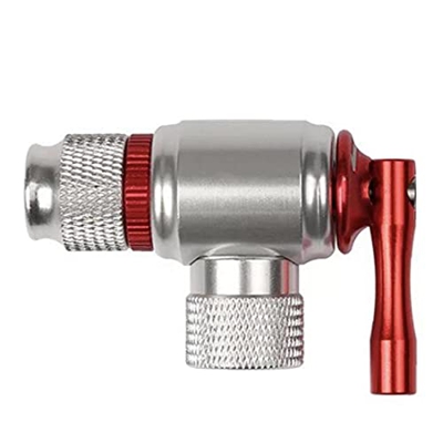 Aanlun Herramienta de Accesorios for Bicicletas, Cabeza de inflador de CO2, Bomba de neumáticos de Bicicleta for Bicicletas de montaña de Carretera, N