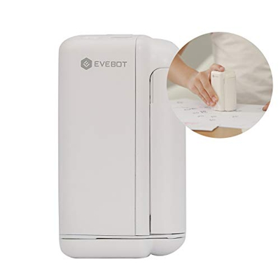 LUCHONG Impresora de mano,PrintPods Impresora de mano Mini impresora de tatuaje de inyección de tinta portátil con cartucho de tinta Conexión WiFi Com