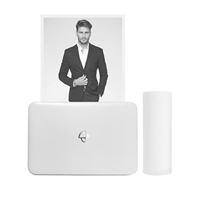 LUCHONG Impresora de teléfono,L3 Impresora térmica portátil de 300 ppp 57.5 mm / 79.5 mm / 110 mm Ancho de papel BT Impresora fotográfica inalámbrica 