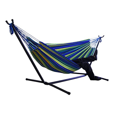 Swings Asientos Hamaca de acampar individual y doble con red, árbol portátil al aire libre Hamaca 2 persona Hamaca for la mochila for acampar Viajes d