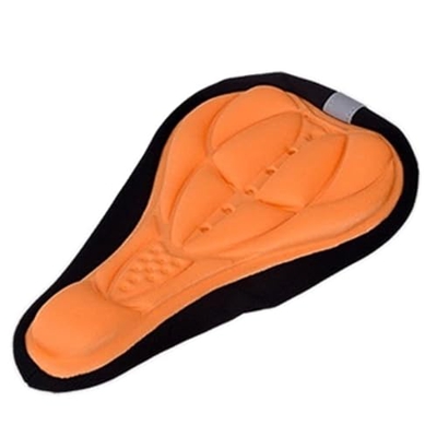 Cojín de esponja cómodo para asiento de bicicleta, funda de cojín de asiento de bicicleta, transpirable, para bicicleta de montaña, ciclismo, silla de