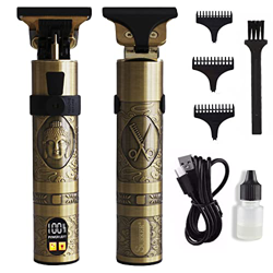 Máquina Afeitar Buda Gold Hombre Recargable USB Surker | Trimmer Hair Gold Barba | Maquinilla Afeitar Eléctrica Pantalla LED | Cortapelo Trimmer Barba características