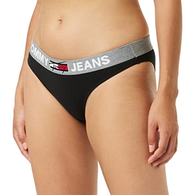 Tommy Hilfiger Bikini Tommy, Black 2773, L para Mujer