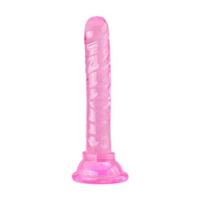 Producto de Ocio Suave de 6 Pulgadas a 14,5 cm con Ventosa fácil de Limpiar(Color:Pink)