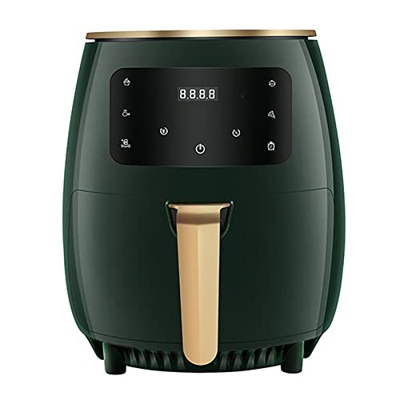 Desconocido Freidora Sin Aceite 4.5 L, Freidora Aire Caliente con Función Mantener Caliente, Pantalla LED Táctil, Temporizador Temperatura Regulable,G