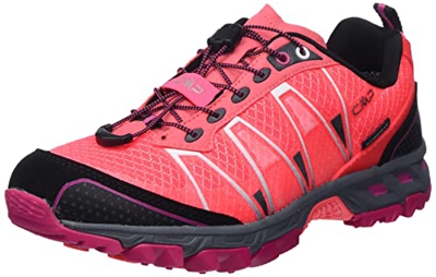 CMP Altak Wmn Shoe WP, Zapatillas de Trail Running Mujer, Red Fluo-Carmine, 38 EU