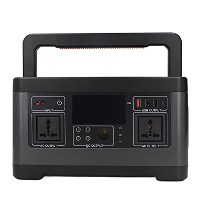 Paquete de Batería de Litio de Respaldo, 520 Wh Ca 230 V 500 W Estación de Energía de Almacenamiento de Energía PC de bajo Ruido ABS con Enchufe de la
