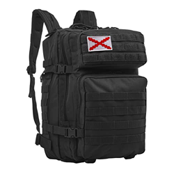 Nostra Borsetta Mochila Tactica Militar 45L Mochila Crossfit Supervivencia para Acampada, Caza, Senderismo, Aventura, Montañismo y Viajes (Negra Cruz  precio