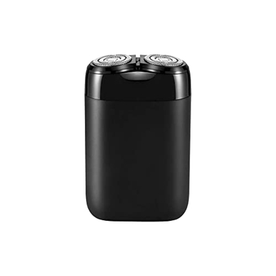 Desconocido Rasuradora Ligera, Cabeza Doble eléctrica, Navaja de Afeitar for Hombres, Lavado de Cuerpo Entero, portátil Inteligente Recargable, IPX 7 