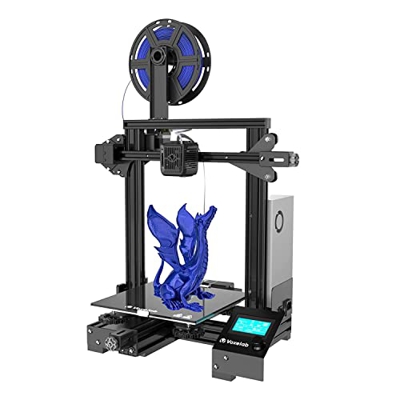 Voxelab Aquila C2 Impresora 3D FDM, base de calor de vidrio extraíble, filamento de alimentación automática, impresión de currículums, kit de impresor