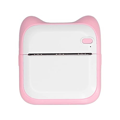 Impresora Térmica, Impresora Térmica de Bolsillo con Bluetooth Inteligente, Carga USB, Miniimpresora de Fotos Portátil, 203 DPI, Impresora de Fotos In