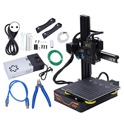 Impresora 3D Pequeña KingRoon, Carril de Guía Doble Alto, Refrigeración Rápida, Alta Precisión, Impresora 3D para el Hogar para Bricolaje, 110V, 220V( en oferta