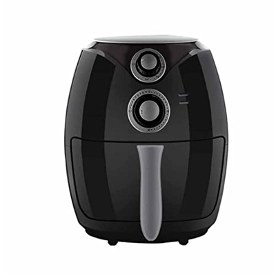 REKIRO Freidora de Aire, freidora eléctrica eléctrica, cocción Baja y Baja de Aceite sin Aceite, Control de Temporizador y Temperatura 140 0W, 3.5L Gr