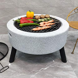 Parrillas de barbacoa de mesa, calentador de jardín y barbacoas de leña, cuencos de fuego, parrillas de barbacoa de carbón con protector de pantalla d en oferta