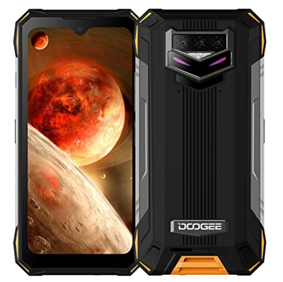 DOOGEE S89 Pro Android 12 Móvil Resistente, Batería 12000mAh, Helio P90 8GB+256GB, 64MP Triple Cámara (20MP IR Visión Nocturna), IP68 Teléfono Antigol
