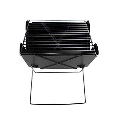Clicitina Barbacoa Portátil en Forma de X Barbacoa Parrilla Plegable al aire libre Pequeña Barbacoa Barbacoa Cocina, Comedor y Bar Barbacoa Carbón de 
