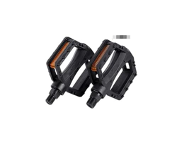 maoping Dong Store Ajuste for Pedales de Bicicleta ultraligeros for niños, 12mm, 14mm, Pedales de plástico Antideslizantes, Reflector de Advertencia d características