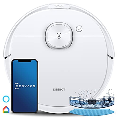 ECOVACS DEEBOT N8 robot aspirador 2 en 1, limpieza personalizada, potente succión, navegación inteligente dToF, ideal para pelo de mascotas, APP/Alexa