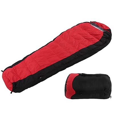 Yuecoom Saco de Dormir Ligero y Compacto, Sacos de Dormir para Acampar con Aislamiento Amigable con la Piel con Bolsa de Almacenamiento, Accesorios al