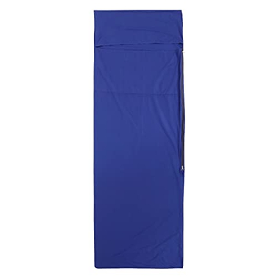 Yuecoom Forro de Saco de Dormir Ligero de algodón Puro, sábanas de Viaje para Adultos cómodas y fáciles de Limpiar, Saco de Dormir antisuciedad para A