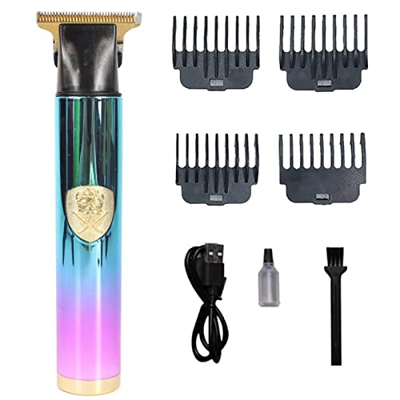 Cortapelos inalámbrico Vintage T9,Recortadora de Barba en Relieve Recargable para Hombres - Recortadora de Cabello eléctrica sin Cable Zero Gapped par