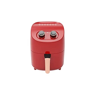 Freidora de aire, freidora de aire pequeño, menos airfryer de aceite, 1200W Freidante de aire Pizza de pizza, cesta antiadherente, sobre protección co