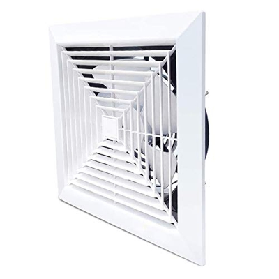SERONI Extractor de Ventilador de Refuerzo de Metal, Ventilador de Escape, ventilación de Entrada, Ventana, Ventilador de Tubo para baño, Inodoro, Coc