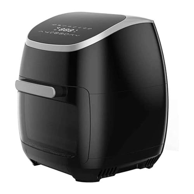Freidora de aire, freidora de aire pequeño, menos airfryer de aceite, 2000W Freidante de aire Pizza de pizza, cesta antiadherente de fry, sobre protec