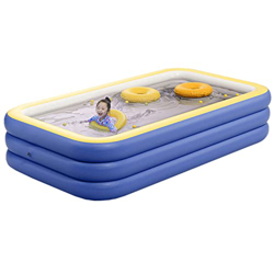 Inflatable Paddling Pool Inflatable Pool, Paddling Pool for Kids and Adults 118" X 69" X 22" Large Thickened Family Swimming Pool for Summer Water Par precio