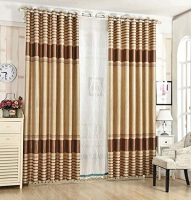 Cortinas habitación Infantil en salón Aislamiento catiónico Cortinas Blackout 140cmx245cm (Ancho x Alto) 2 Paneles Color Imagen (Oro Café 160cmx250cm)