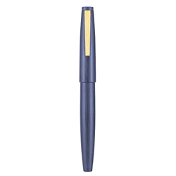 Jinhao 80 Pluma estilográfica de fibra cepillada azul oscuro, punta ultrafina con convertidor y juego de bolsa pequeña para bolígrafo (clip dorado) características