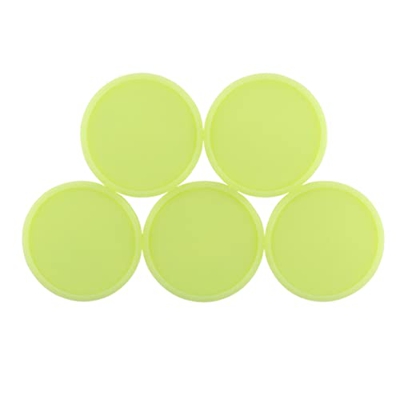 GARNECK 5 Uds. Xcm para Posavasos de Cocina Posavasos Redondos Amarillo Luminoso Antialmohadilla para El Hogar